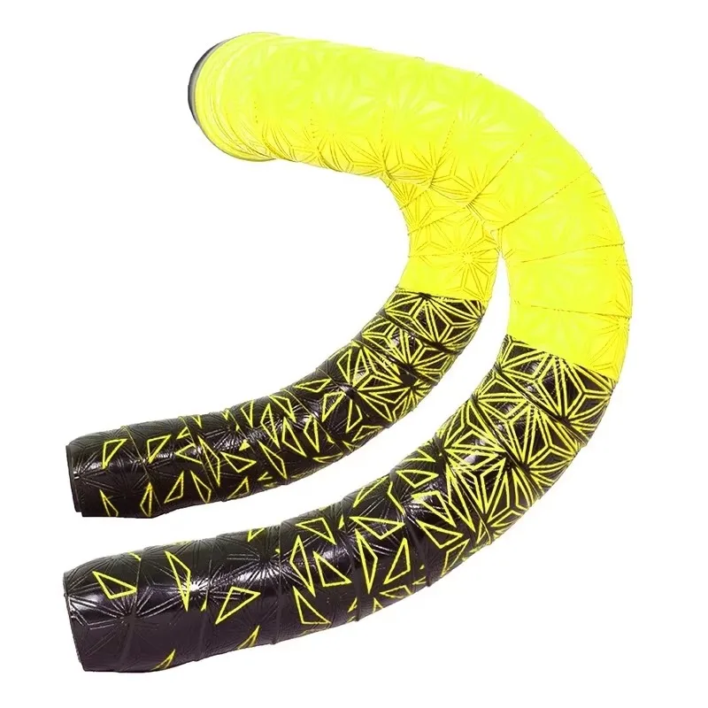 1 Paar Neues Fahrradlenkerband Zweifarbiges Rennrad-Lenkerband mit Chrysanthemenmuster EVA+PU Weiches Anti-Vibrations-Lenkerband Langlebiges Lenkerband – Detail 21