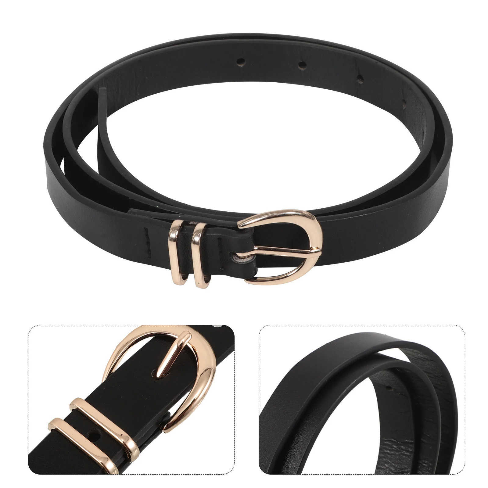 

Elegant Pu For Women Adjustable Solid Color Waist Ladies Skirt Belt Wide Women Belt Party Casual Daily Wear Minimalist