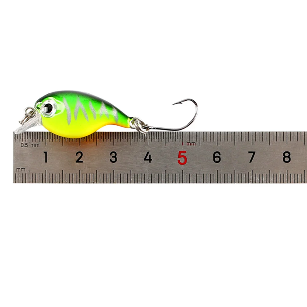 8pcs Trout Lures With Single Hooks 2.1g 3.6cm Floating Surface Wobbler Crankbait Fishing Lures Set For Lake River Creeks Fishing