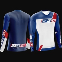2025 European American S3 Enduro Clothing Motocross Men's And Women's Cycling Wear Breathable Speed Drying Sports Shirt Tops
