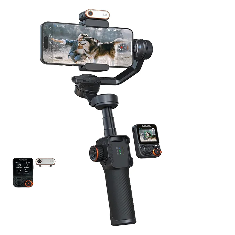 

M7 Selfie Stick For Mobile Phones 3-Axis Anti-Shake Gimbal Stabilizer With Ai Face Tracking Extendable Live Vlog Vlogging Stand