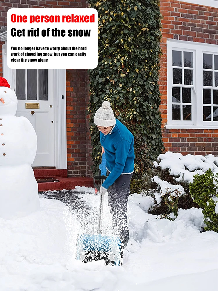 New Winter Cordless Electric Snowplow Lithium Electric Snow Sweeper Cordless Snow Shovel courtyard Street For Makita Battery