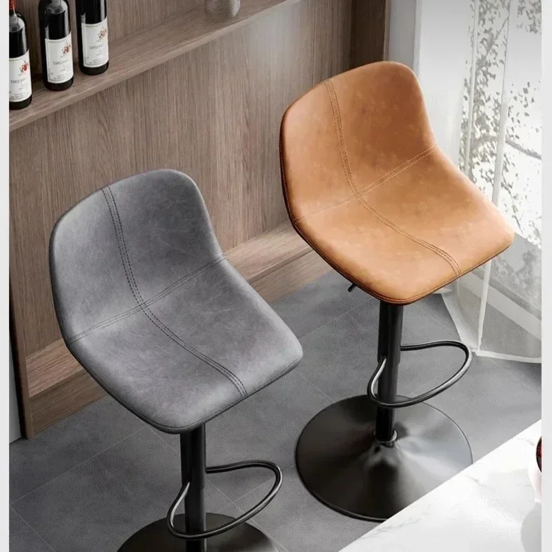 

Luxury Counter Stool Light Luxury High Stool Lift Rotating Bar Stool Checkout Page Home Bar Commercial Chair Exquisite Bar Chair