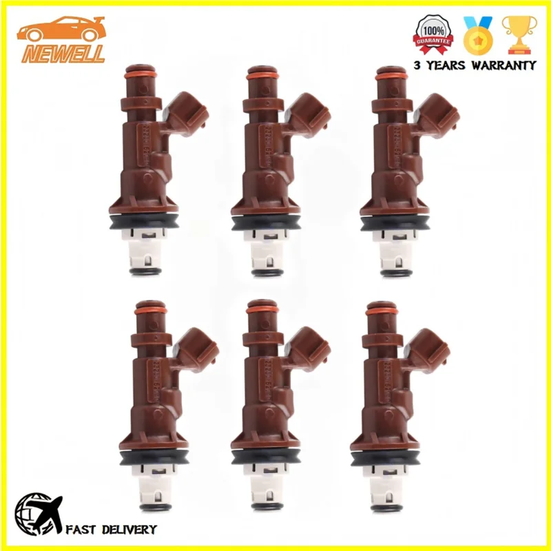 

6pcs 23250-62040 23209-62040 Fuel Injector For Toyota 4Runner Tacoma Tundra 3.4L V6 2325062040 2320962040