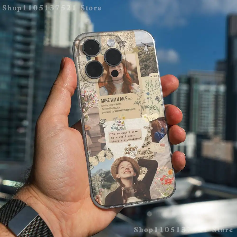 Funda de teléfono Actor A-Annes S-Shirleys para iPhone 17,16,15,14,13,12,11 Pro,Max,Plus,X,XS,XR,SE4,E Mini funda suave transparente