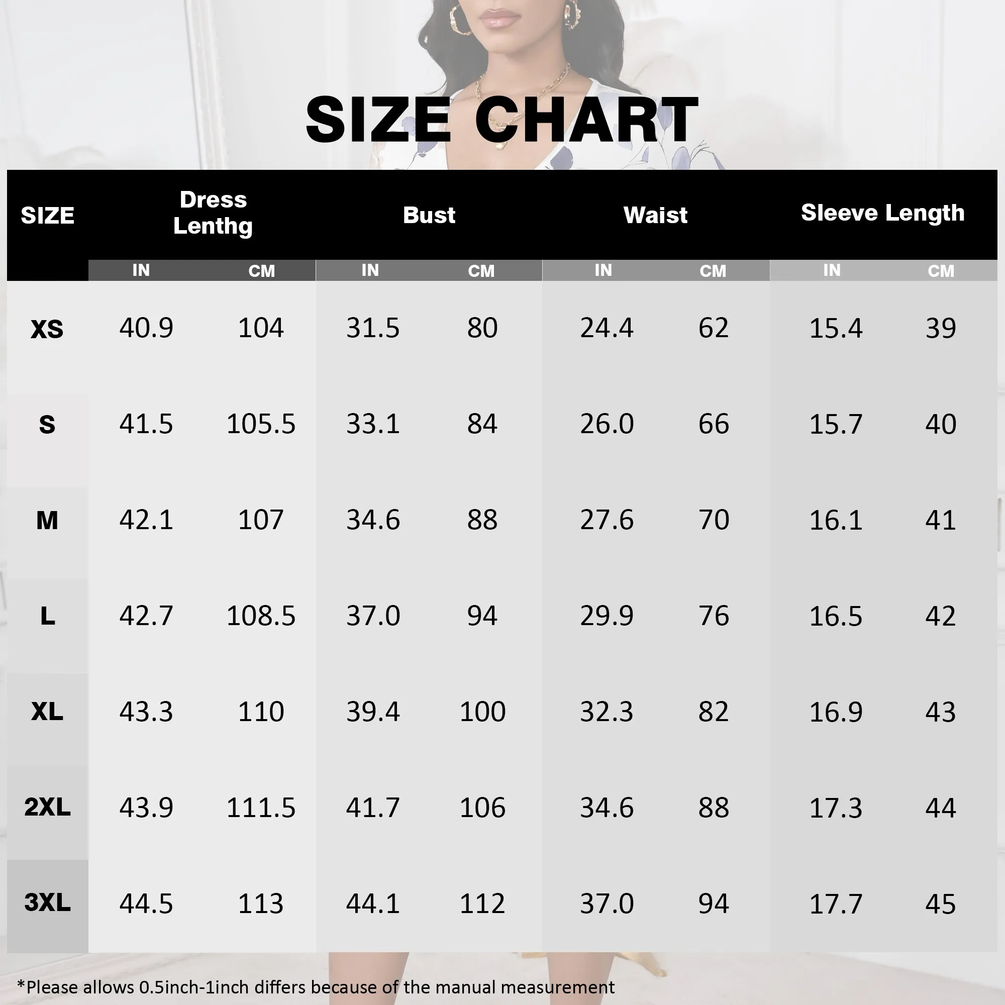 EQQZD 여성용 3/4 슬리브 V 넥 꽃 프린트 드레스, 포켓 및 러플 밑단이 있는 Boho Chic 여름 드레스