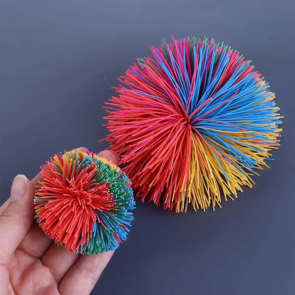 6cm/9cm Anti-Stress Rainbow Fidget Sensory Ball Baby Funny Stretchy Ball Stress Relief Kids Autism Special Needs