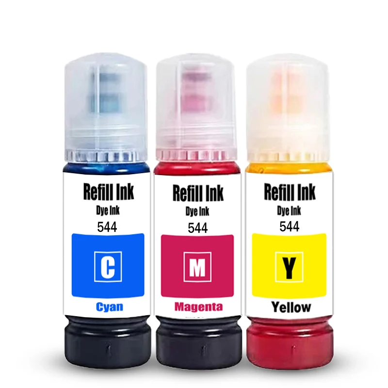 544 Nachfülltinte Premium-Qualität Farbstofftinte für Epson EcoTank L1210 L3110 L3150 L3210 L3250 L3251 L3260 L5290 Drucker – Detail 6