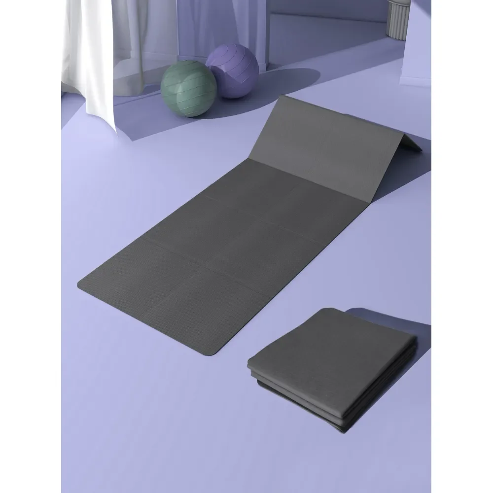 

Складной и портативный коврик для йоги из TPE толщиной 4 мм, двусторонний, противоскользящий, для фитнеса