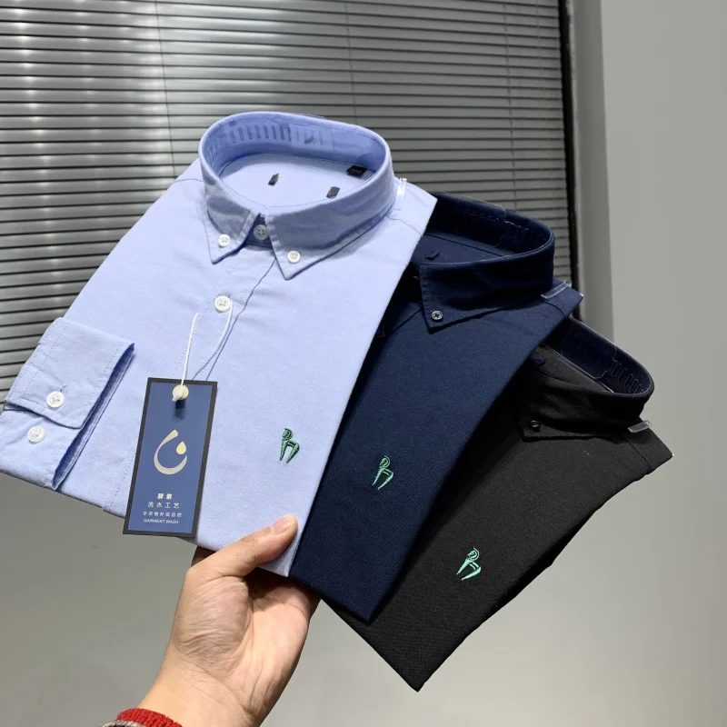 

Мужская длинная ткань Sve Ox irt Весна Лето Faion Urban Sle Slim Fit Clean Label Верхняя одежда с ферментом на талии