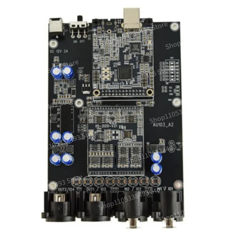 For USB ASIO Sound Card, Capture Card XMOS 2-channel Recording Playback Indicator Measurement ES9018 ES9822