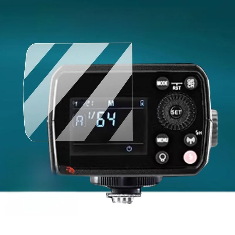 

High Defn Tempered Glass Film for Godox AD200Pro II AD600 TT600AD400 pro Flalight Protective Film for Outdoor Photo...