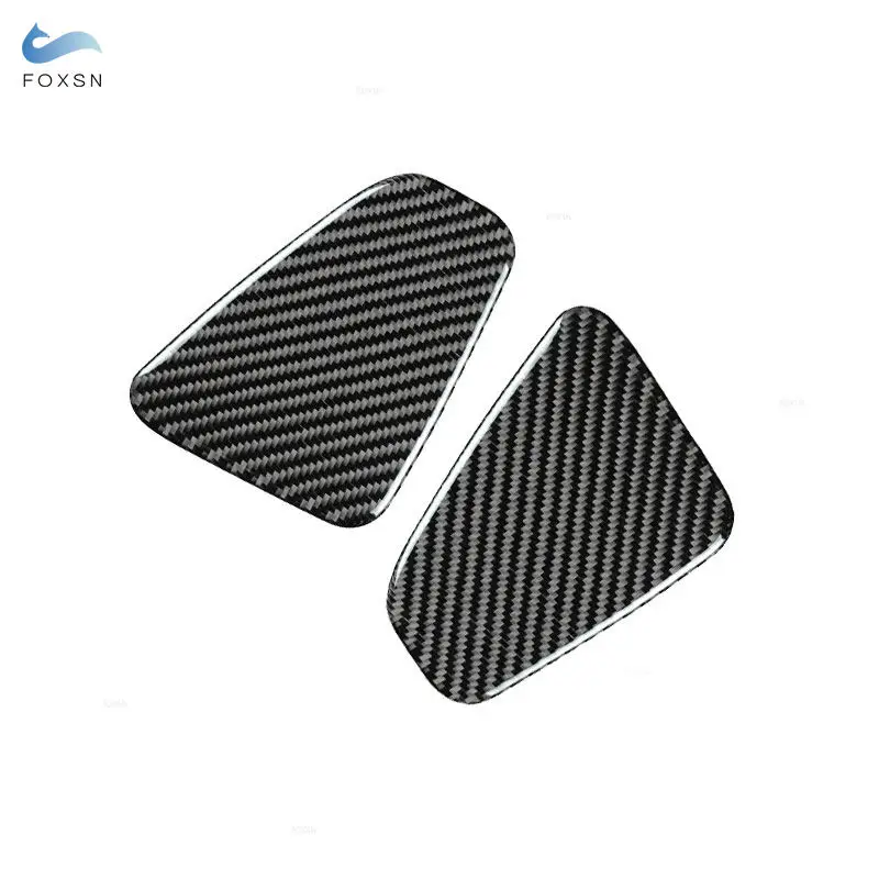 لشركة فيات 500 أبارث 595 695 2017 2018 2019 2020 2021 2022 2023 لينة ألياف الكربون سيارة التصميم الخلفي الذيل غطاء خفيف الكسوة #2