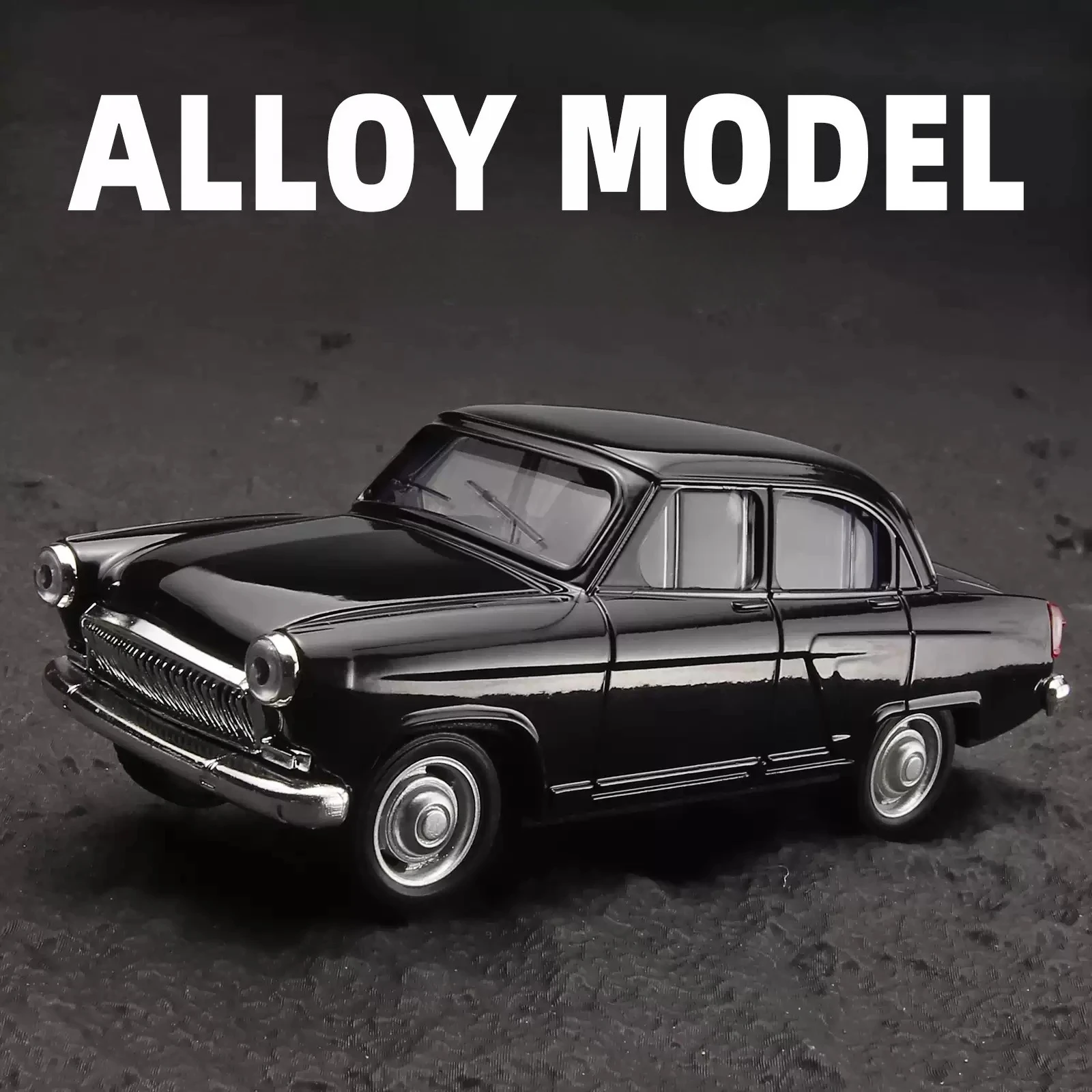 1:43 GAZ-21 Classic Vehicle Alloy Car Model Diecast Metal Toy Car Model Simulation Miniature Collection Gifts