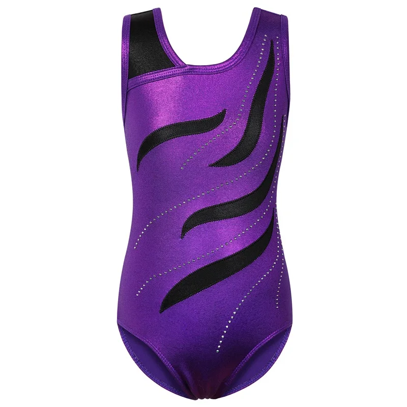 BAOHULU Princess Ballet Dance Dress One-Piece Sleeveless Gymnastics Leotard for Toddler Girls Training Dance Wear