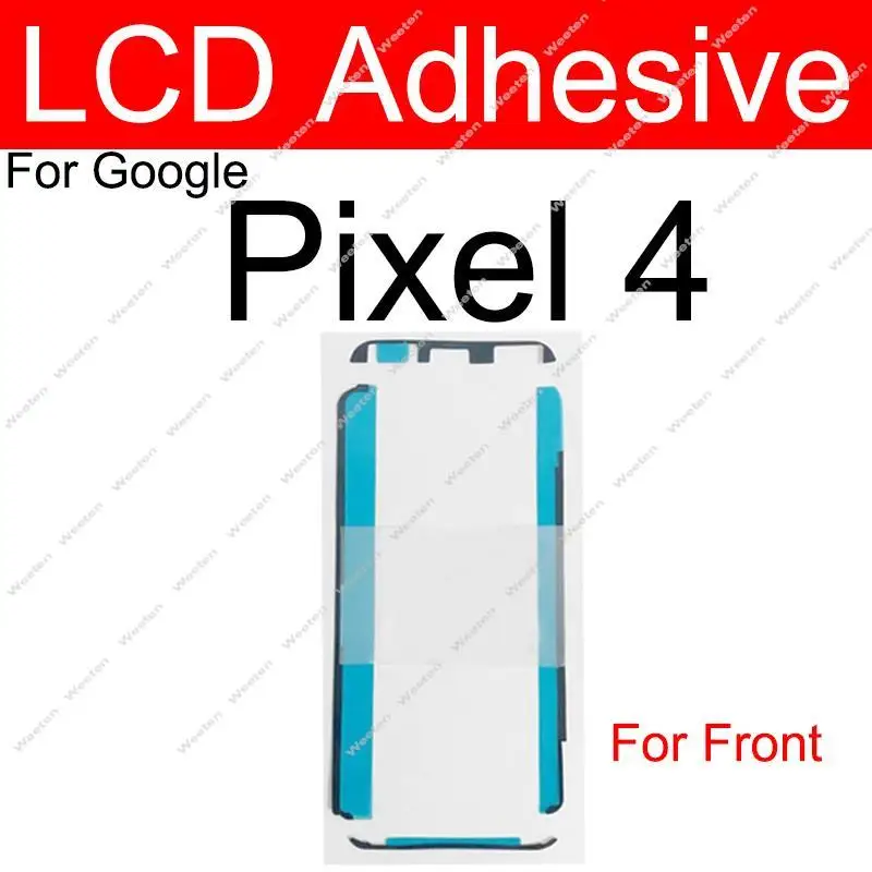 LCD + Back Adhesive For Google Pixel 4 4XL 4xl 4A 4G 5G Front Screen Adhesive Sticker Glue Rear Cover Adhesive Sticker Parts