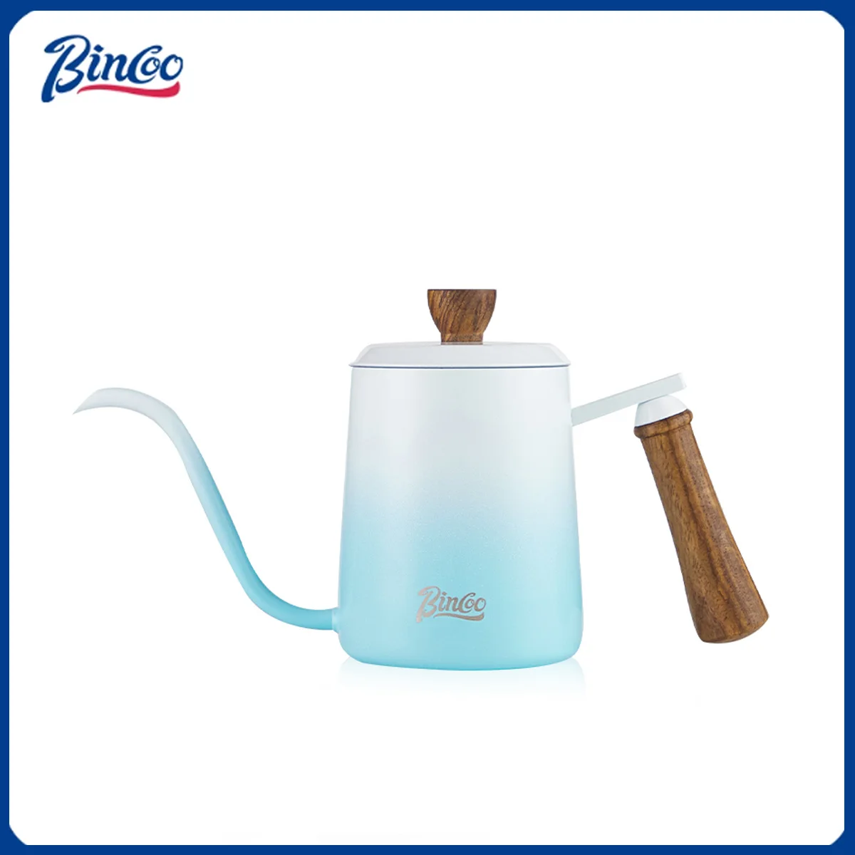 

Bincoo 350ml 600ML Hand Brewed Coffee Pot 304 Stainless Steel Goose Neck Wooden Handle Brewing Kettle Home Kitchen Barista Tools