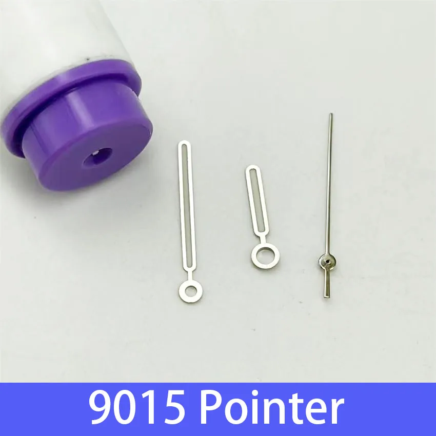 1 Set 3-Pin Watch Hands Accessories for 9015 Movement - Hour Minute Second Hand Watch Repair Part Compatible with 9015 Mechanism