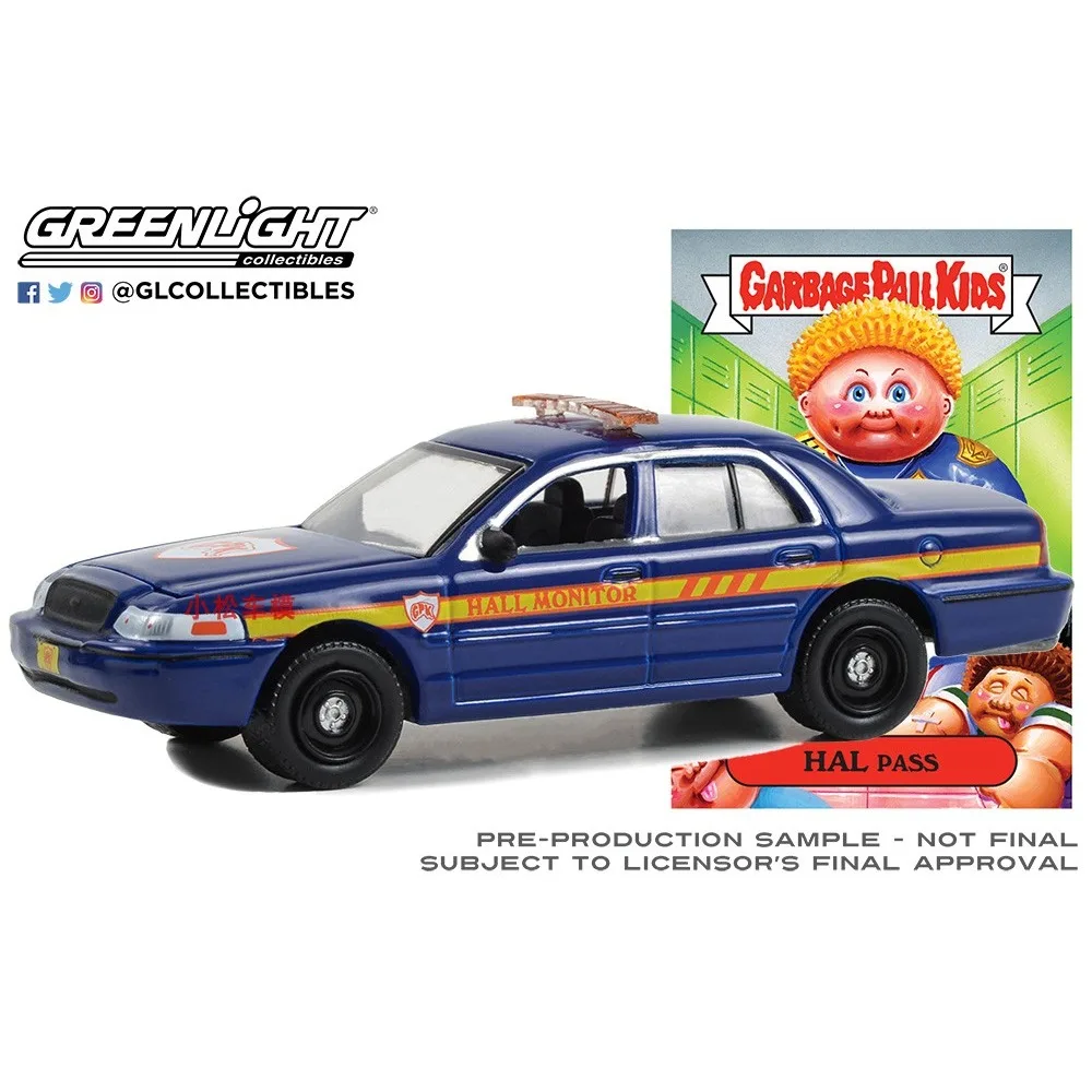 1: 64 Hal Pass -2008 Ford Crown Victoria Intercept - Junior High School Security Advanced Car Model Collectibles
