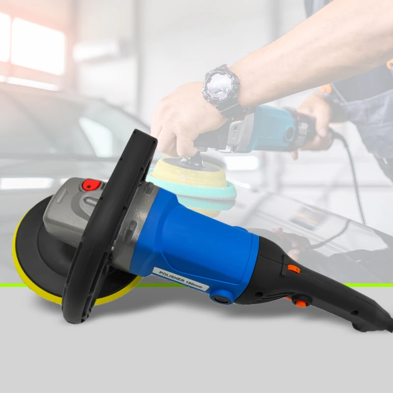 202518MM 1200W Car Polisher Car Tools Polish Machine Adjust Speed Marble Polishing Construction