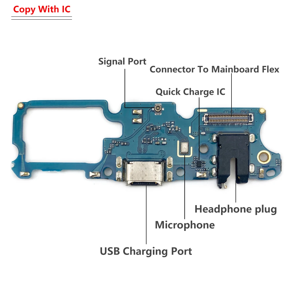 Новая зарядная док-станция с USB-разъемом и зарядным портом с IC-разъемом, гибкий кабель для OPPO Realme 7 6 5 2 3 Pro C11 C20 C25 C12 C15 C21