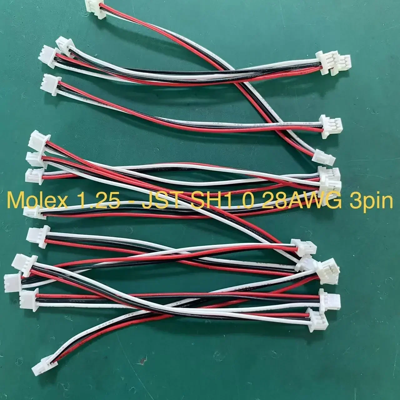 Molex 1.25mm Single/Double Head Wire Cable Connector Micro Molex Pitch 2/3/4/5/6/7/8/10 Pin Female Plug Electronic Wire(10PCS)