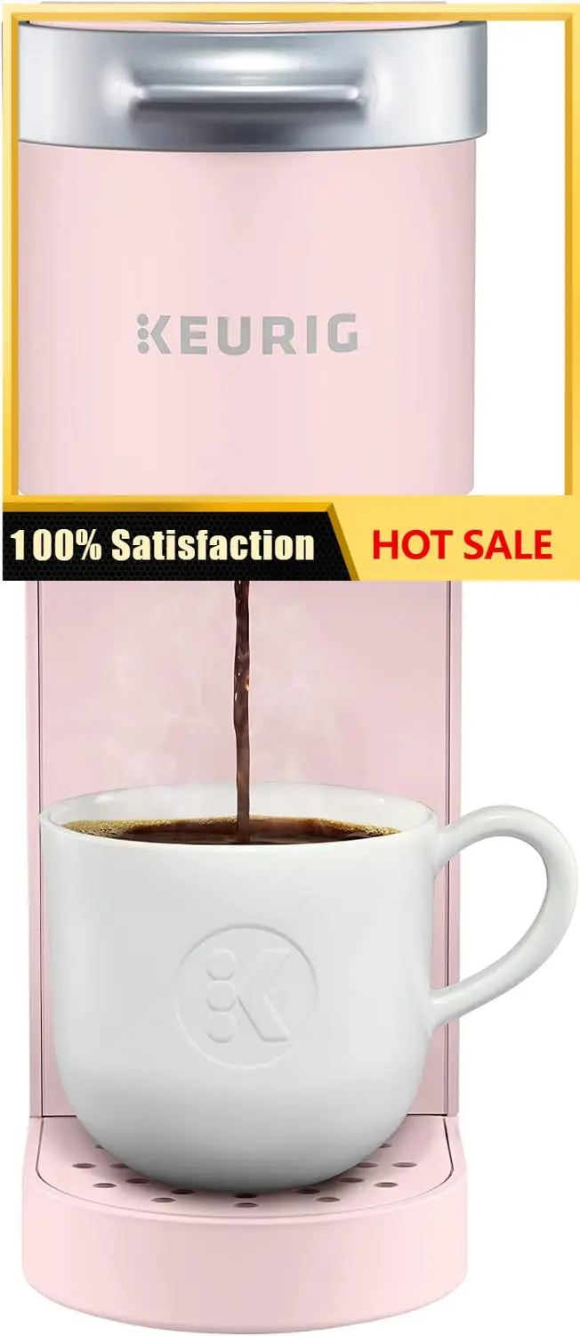 K-Mini Single Serve K-Cup Pod Coffee Maker, Featuring An Ultra-sleek Design, Dusty Rose