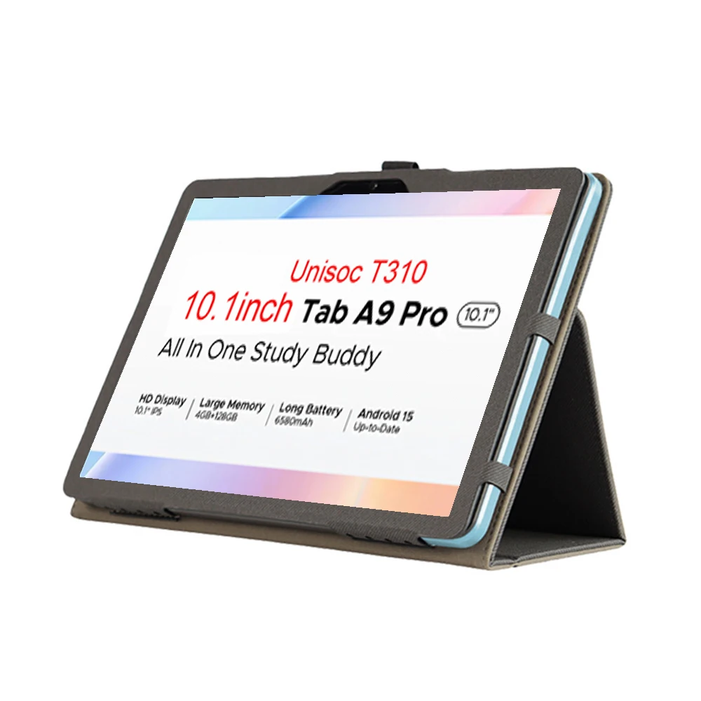 Custodia per DOOGEE U10, 10 inch, Cover Tablet DOOGEE U10, Copertura Protettiva Pieghevole con Supporto per Matita e Cinturino da Polso, Protezione Completa. (Rosso