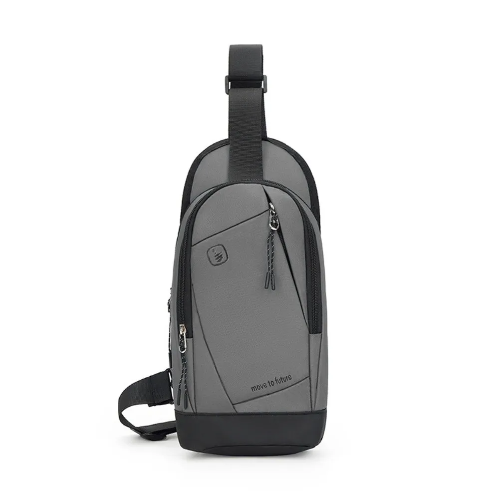 

Повседневная мужская нагрудная сумка, большая вместительная многофункциональная сумка через плечо, легкая дорожная сумка на одно плечо