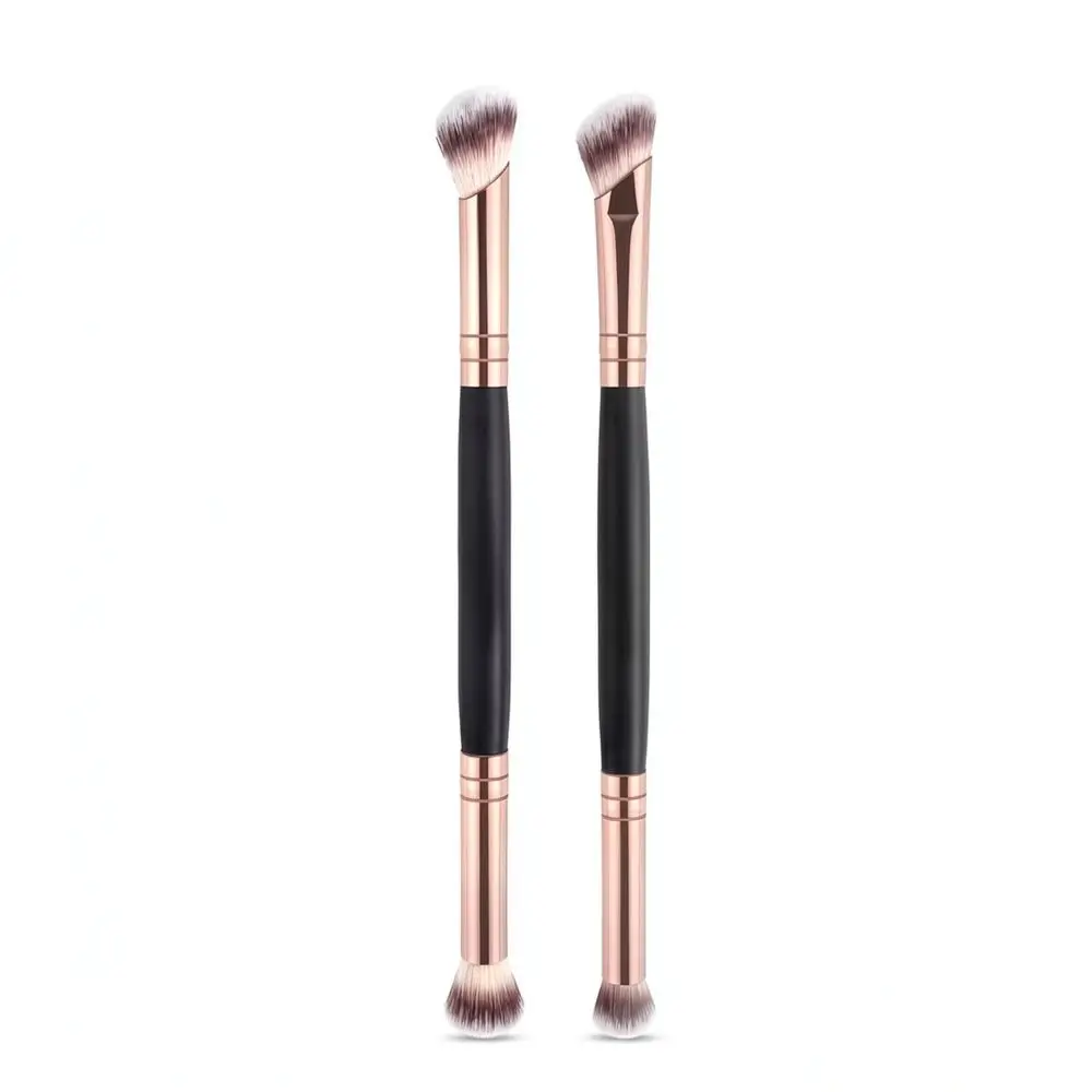 Soft Soft Synthetic Fiber Beauty Brush Set Dual Ended Foundation Concealer Powder Blush Professional Makeup Tools - Aliexpress Deal
