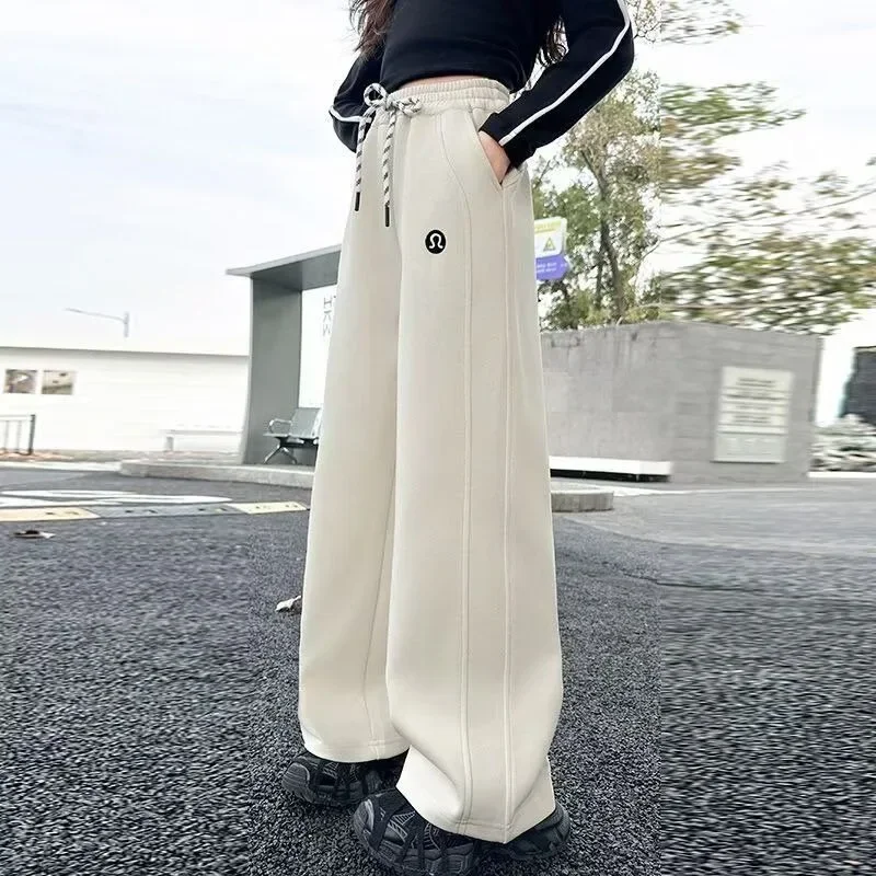 2025 New Girls' Trendy Loose Fit Casual Joggers - Spring Autumn Kids' Sport Pants with Stylish Design for Children's Active Wear