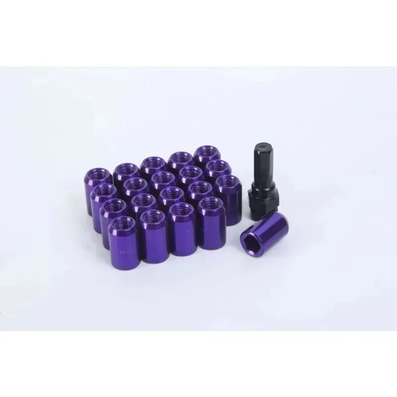 

20 шт. колесных гаек M14*1.5 M12*1.5 с внутренним шестигранником для гоночных дисков, алюминиевые гайки-болты для тюнинга гоночных колес