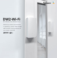 Sonoff WiFi DW2 Smart Home Security e-WeLink Door and Window Alarm Remote Intelligent Linkage WiFi Switch with Alexa Google Home