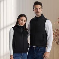 Men USB Smart 9 Heating Areas Vest Jacket M-6XL Men Women Winter Electric Heated Vest Waistcoat For Sports Hiking Camping