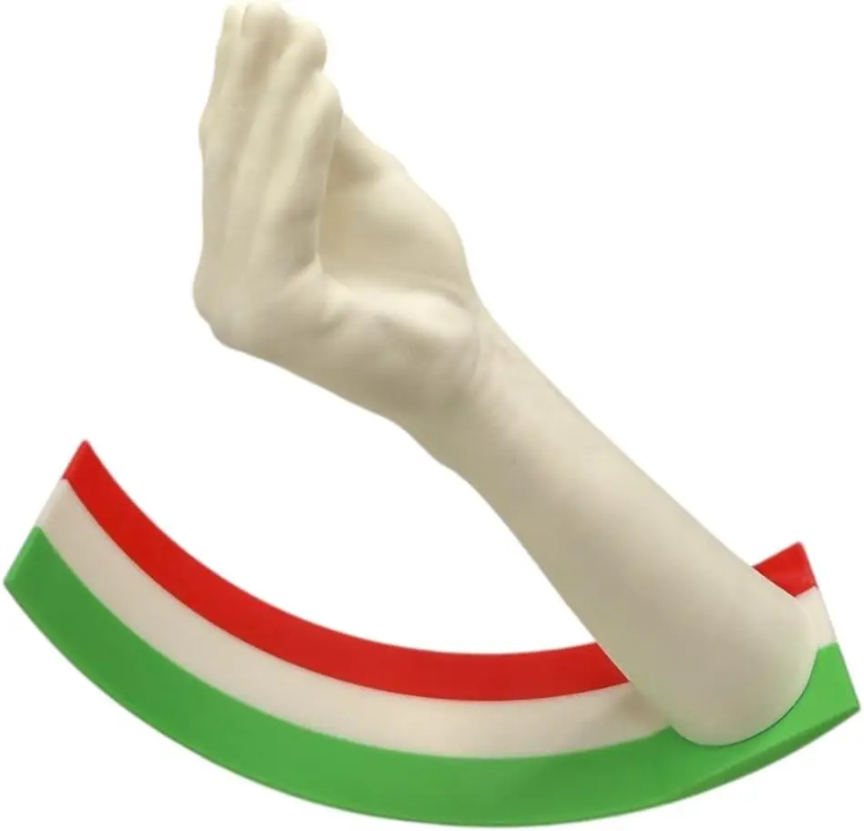 

Italian Hand Gesture Desk Toy - Fun Office Decor & Gift Idea - Rocking Italian Hand Gesture for Table Shelf Office Desktop Decor