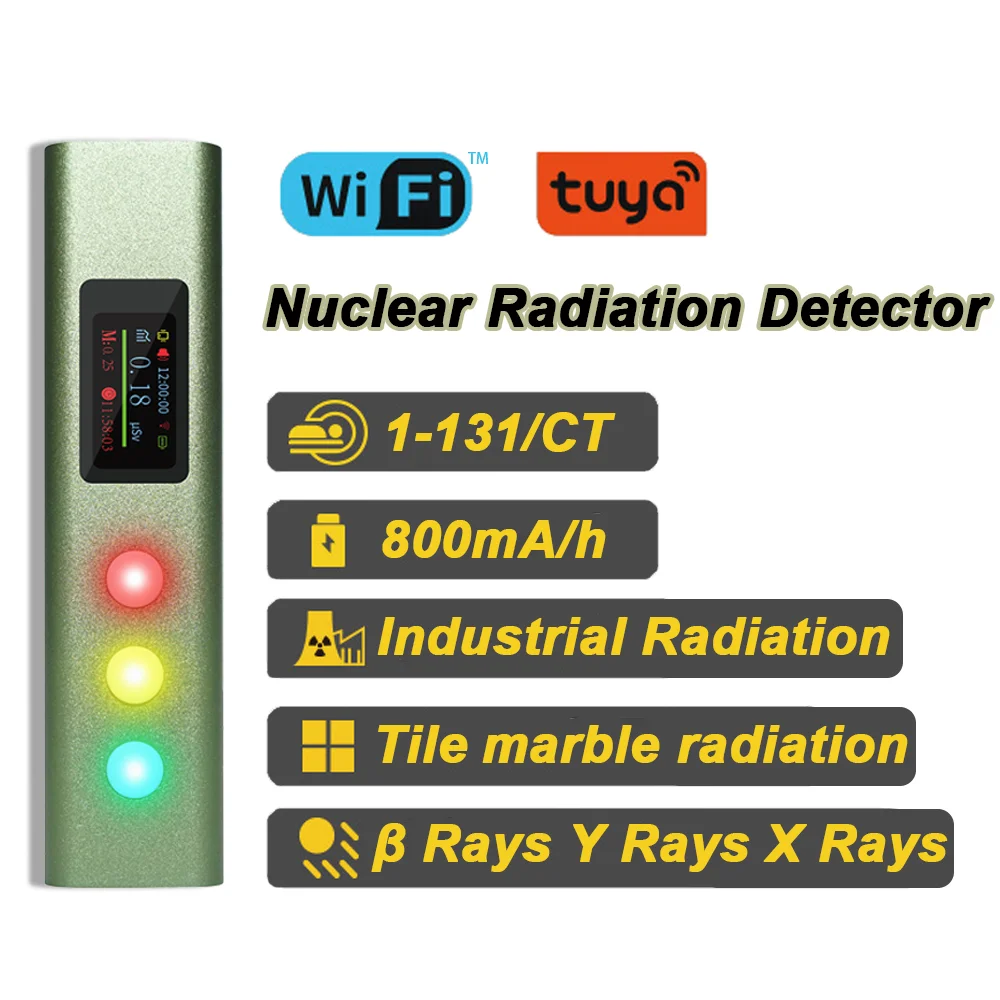 

Radiation Dosimeter - High Sensitivity Geiger GM Tube Detector for β-ray γ-ray and X-ray Nuclear Magnetic Radiation Measurement