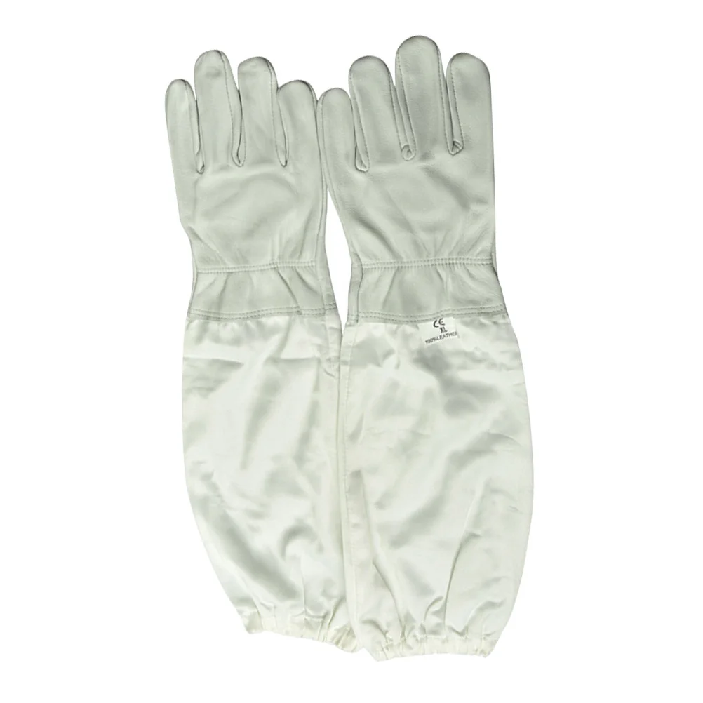 

Anti Bee Gloves Ultra-Long Protective Sleeves For Beekeeping Apiculture Equipment Ventilated Professional Beekeeper Gloves
