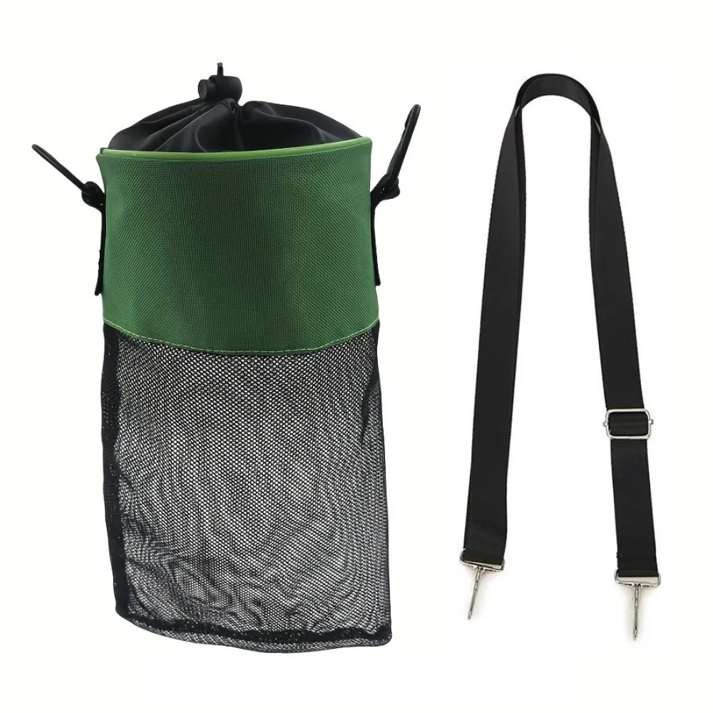 

Grid Design Clothespin Storage Bag Hanging Drawstring Closure Drawstring Storage Bag Outdoor Material