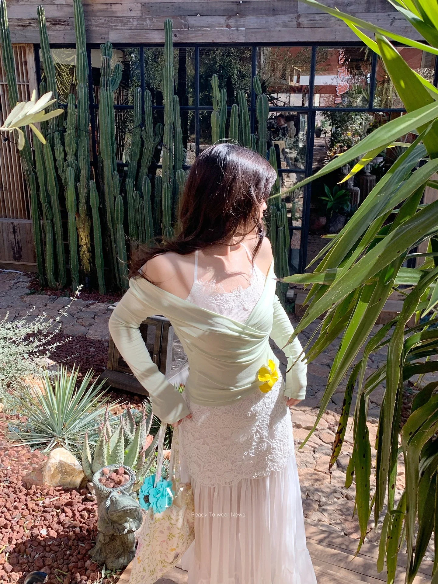 

Mimiz Micro plus Size Two-Piece Set Mint een Lace Oversize Casual Sle Tea Le Print Crop Top And High Waist Skirt