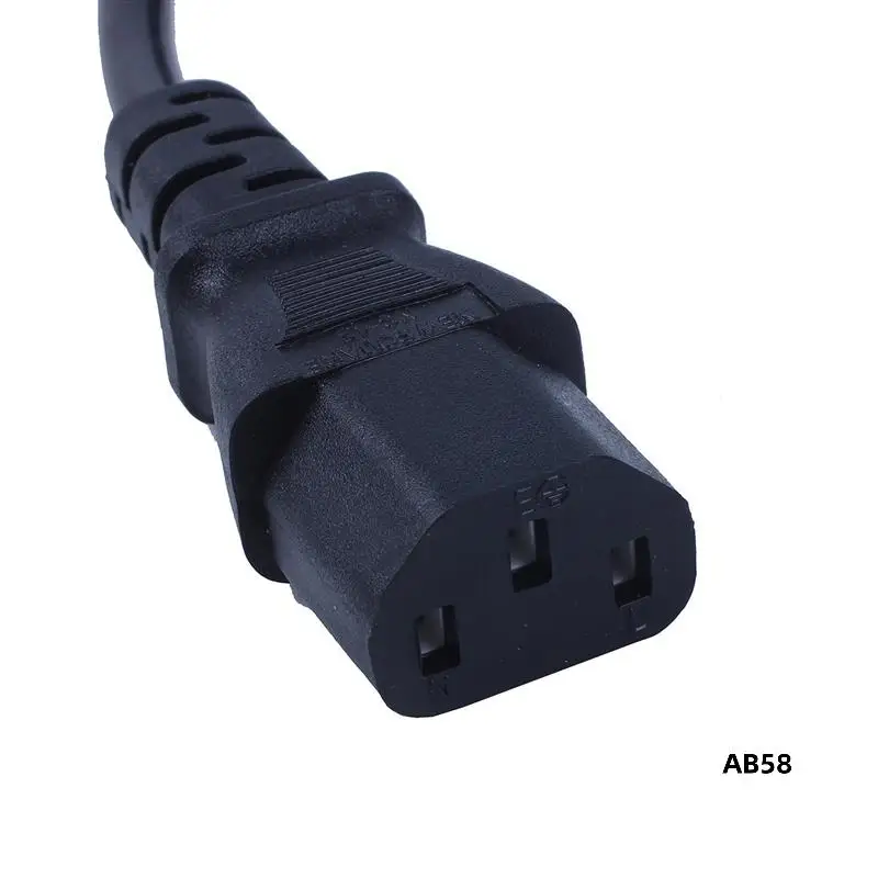 6X Special PDU UPS Power Cord Cable, IEC 320 C14 To C13 With On/Off Switch 30Cm Black