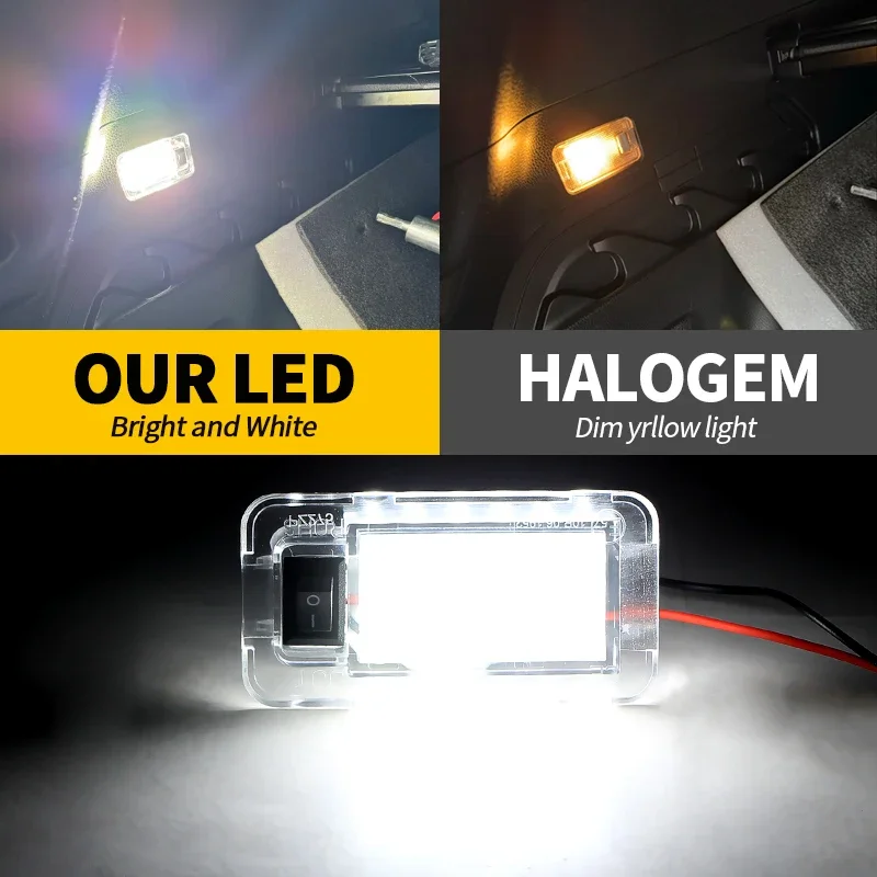 1PC Xenon White For Lexus CT200h NX200t NX300h 16-17 RX350 RX450h 16-19 LED Trunk Cargo Luggage Compartment Light 81250-48010