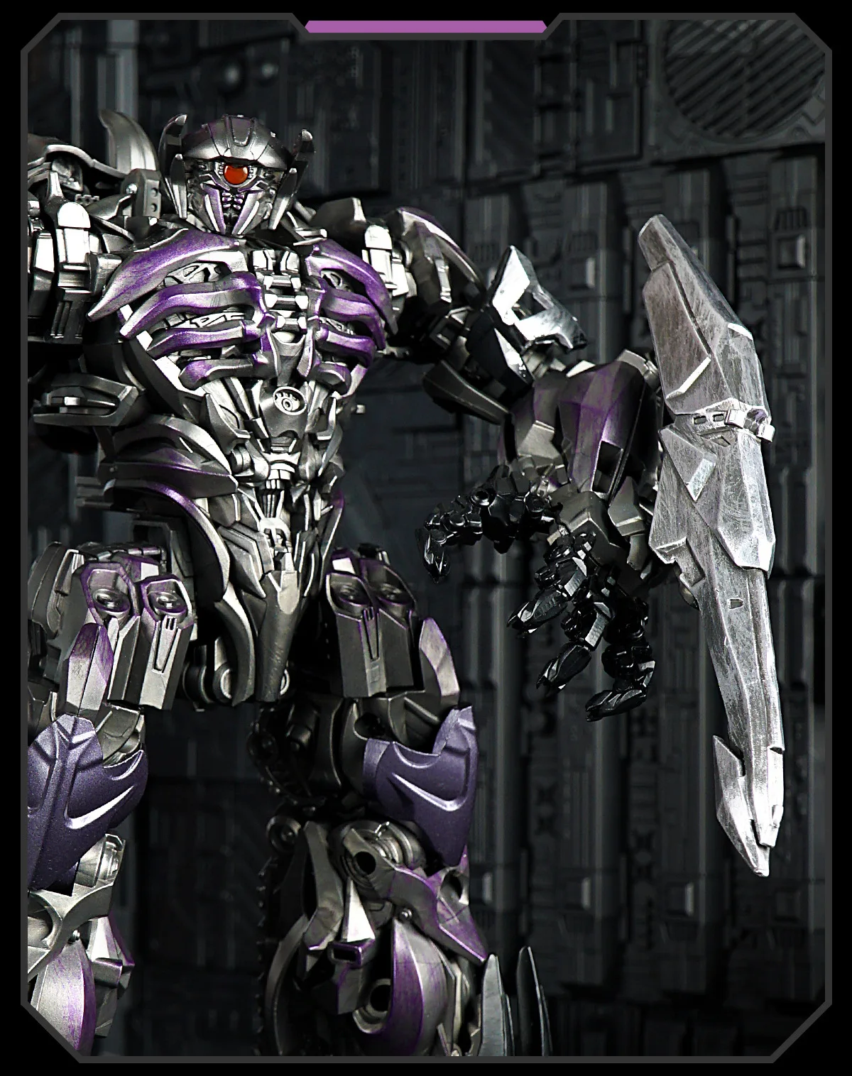 LED Transformation Shockwave Shockblast Cybertron Decepticons G1 Anime Film Modell Verformbare Action Figur Roboter Modus Spielzeug Geschenk – Detail 8