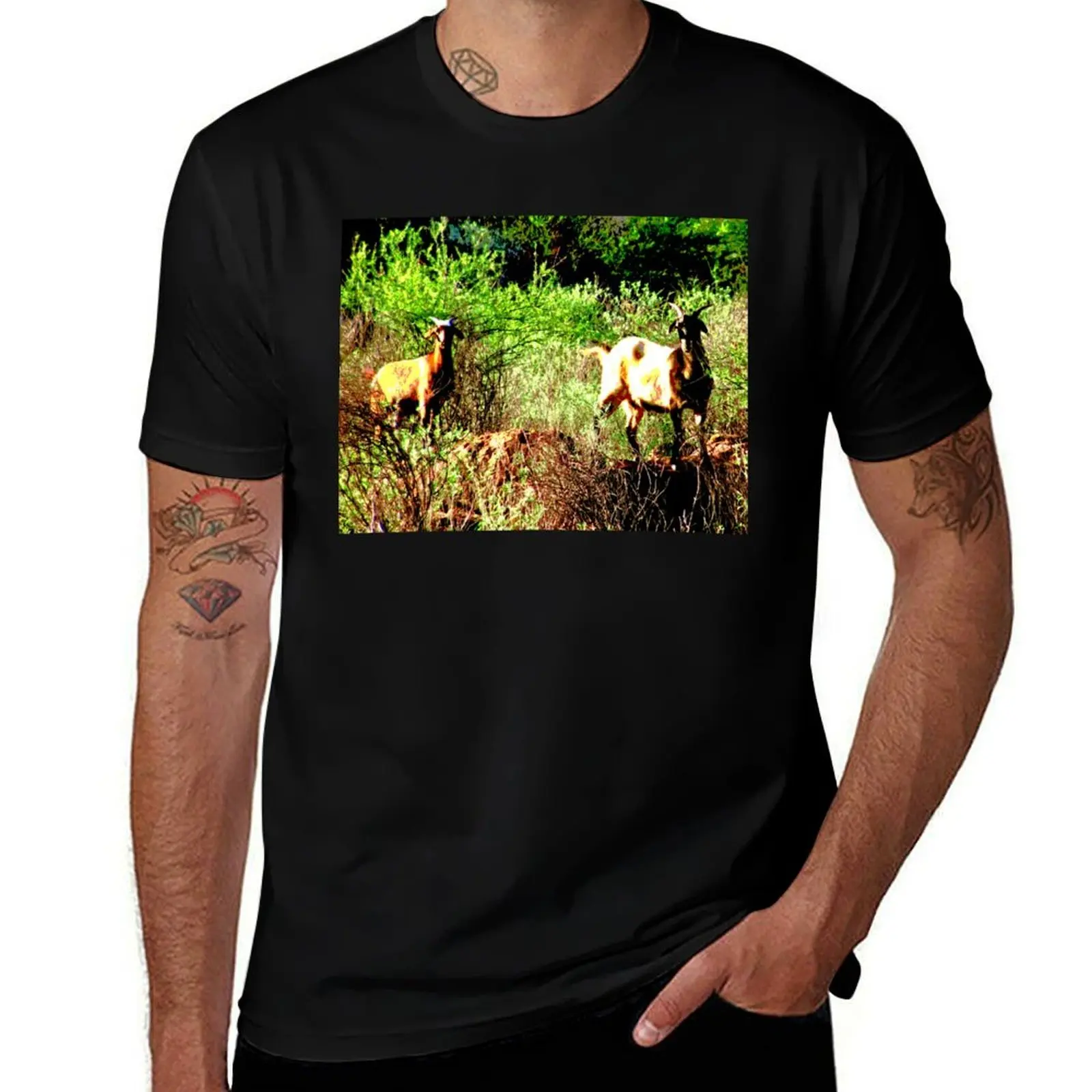 

Goats! T-Shirt cute clothes shirts graphic tee cotton graphic tees slim fit t shirts for men