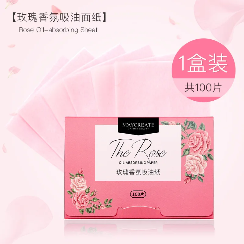 50/100pcs Blotting Paper Portable Facial Oil Blotting Sheets Cleansing Face Oil Control Absorbent Paper Face Wipes Cleaning Tool