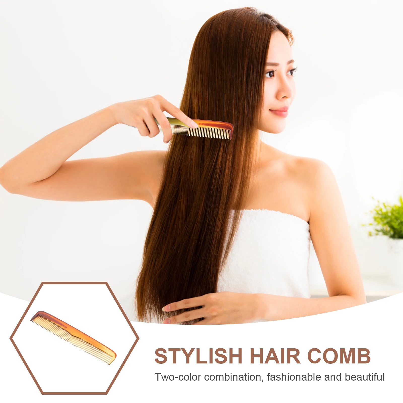 

Sparse Dense Tooth Comb Plastic Mens Beard Barber Hairdressing Tool Salon Haircut Combs For Men Cutting Comb Professional Use
