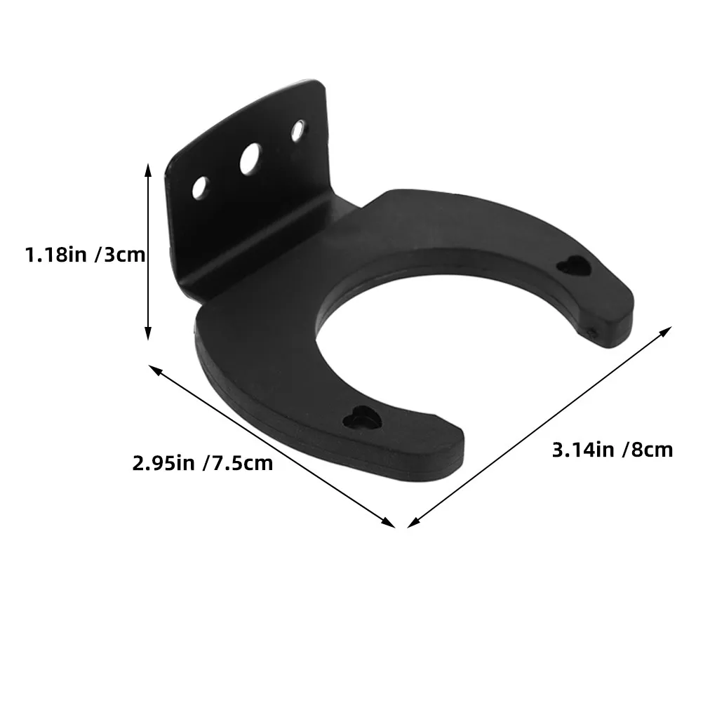 4Pcs Wall Mounted Microphone Holder Set Space Saving Sturdy Easy Install Adjustable Angle for Home Studio Rehearsal Mic Wall