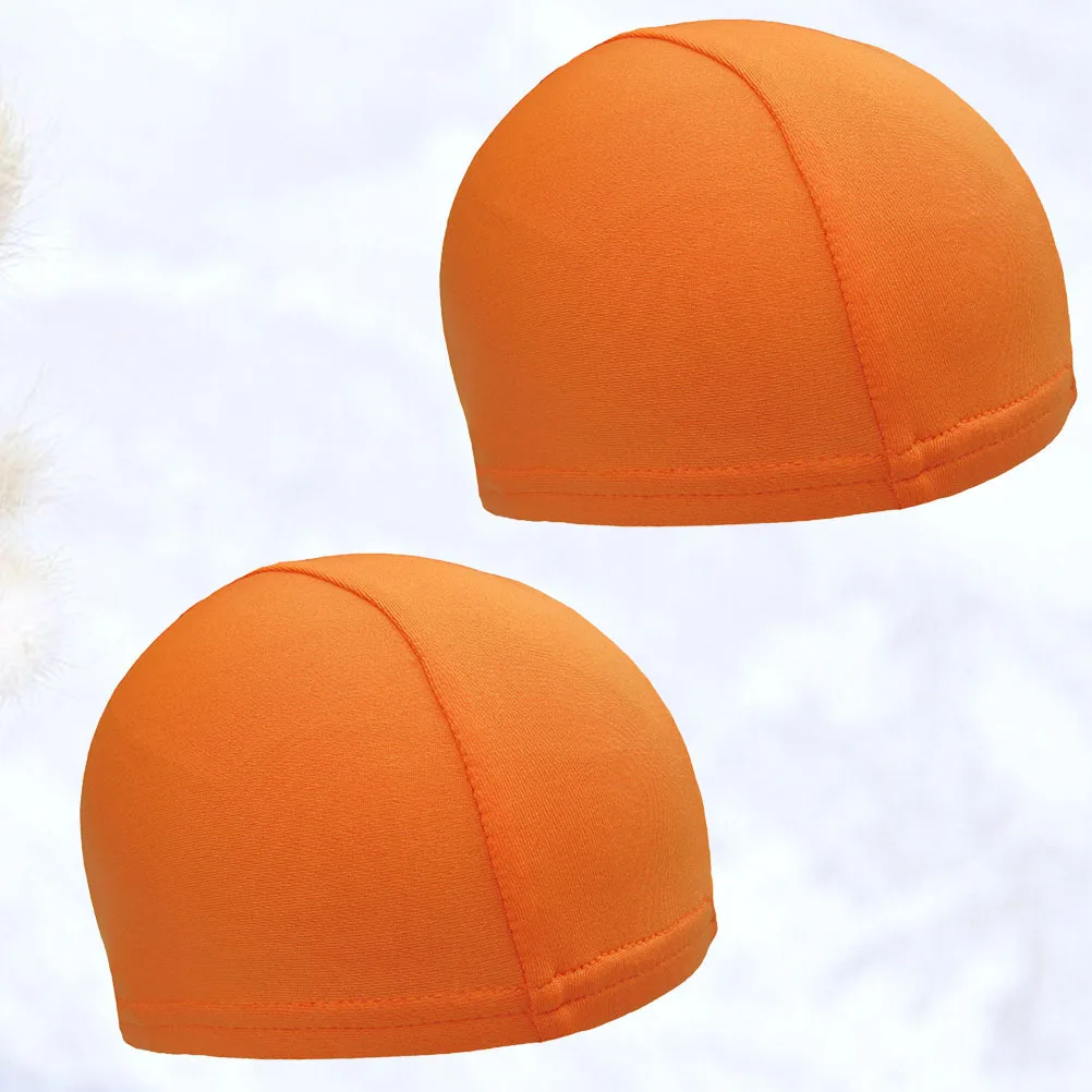 

2Pcs Quick Dry Liner Cap Soft Stretchy Sweat Wicking Inner Hat for Bike Ski Snowboard Cycling Outdoor Activities
