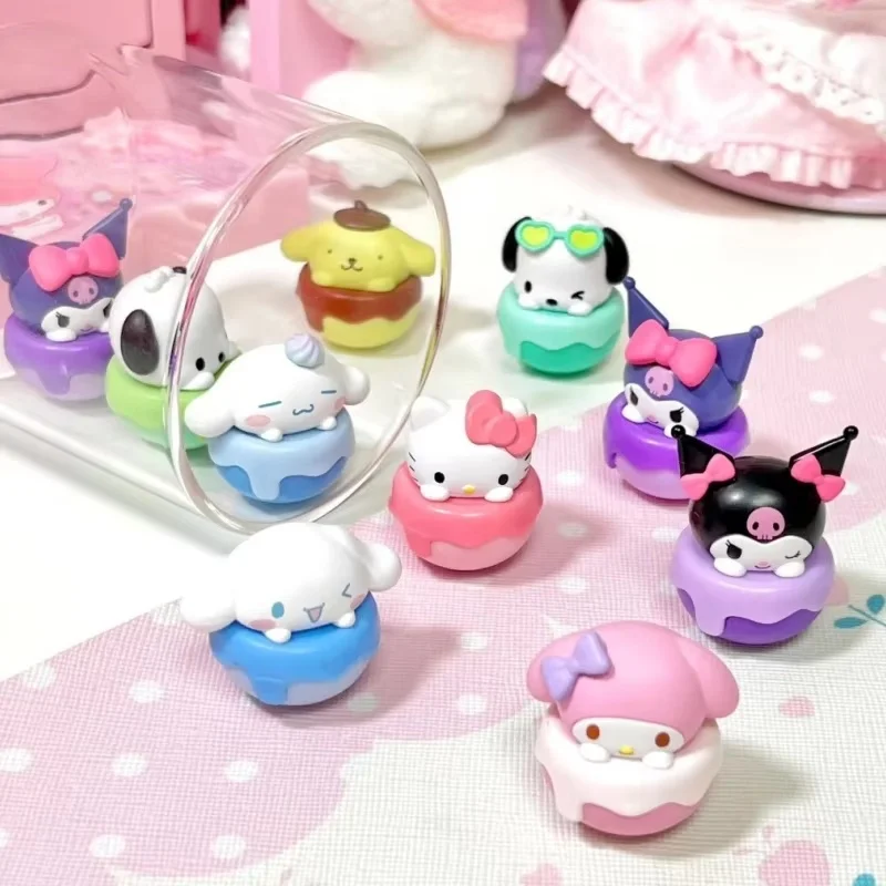 Echte Hot Nieuwe Verkoop Ijs Leuke Bean Serie Tumbler Blind Box Bag Mini Leuke Graan Kuromi Desktop Ornament Meisje Verjaardagscadeau