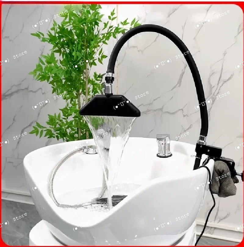 

new waterfall water circulation head therapy machine hair salon household traditional chinese waterfall hairdressing