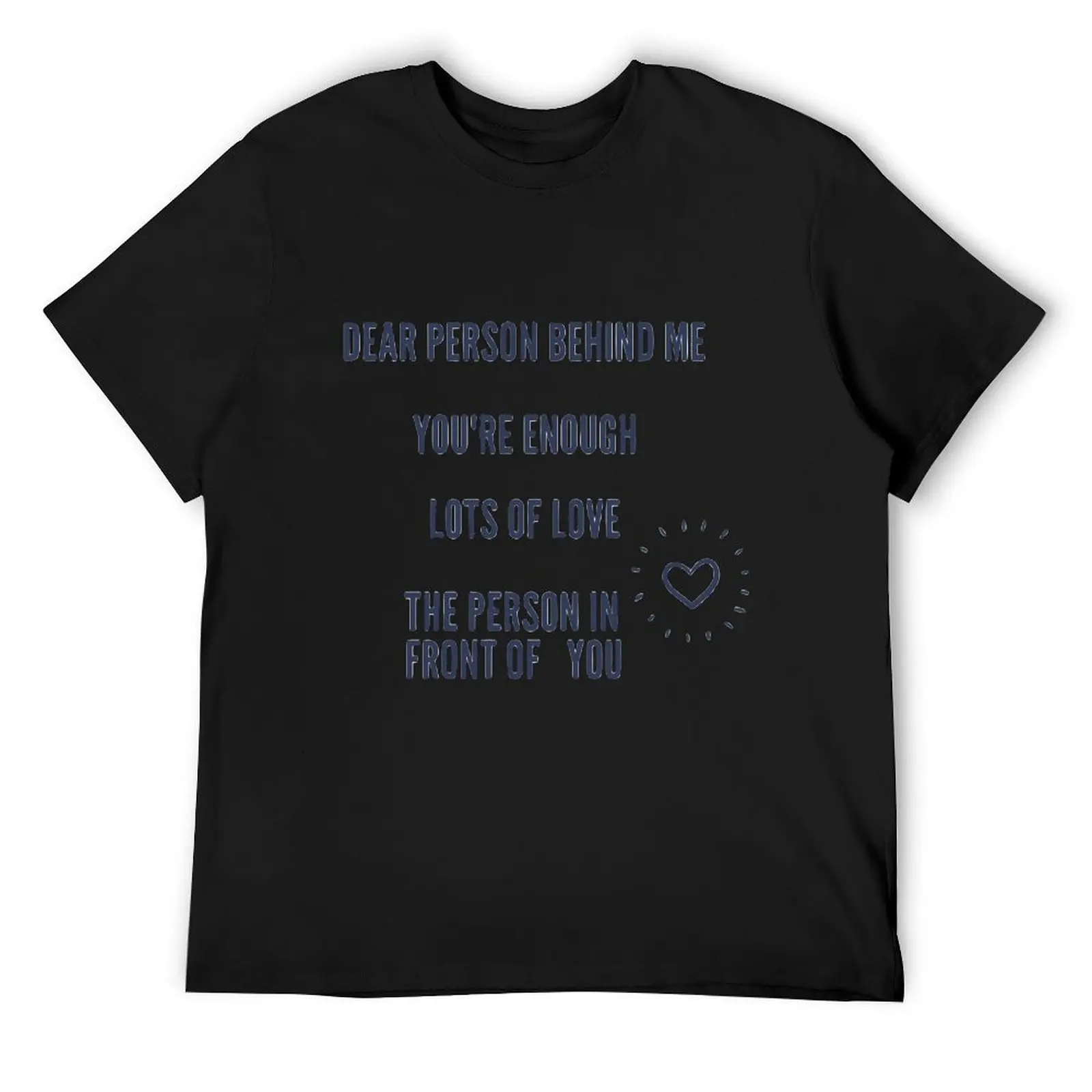 

DEAR PERSON BEHIND ME T-Shirt football t shirt clothes Short sleeve tee anime clothes plain t shirts men